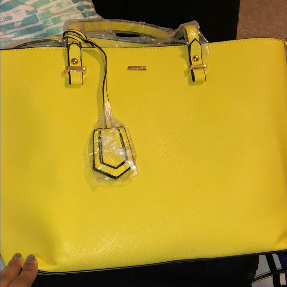 3 Piece Yellow tote bag